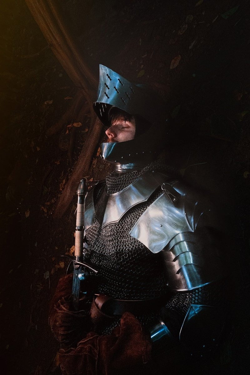 Medieval knight armor